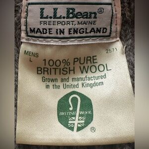 L.L. Bean 100% British Wool Sweater